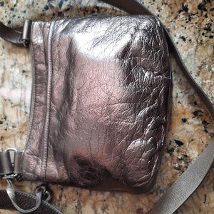 Brighton Copper Leather Cross Body Shoulder Bag